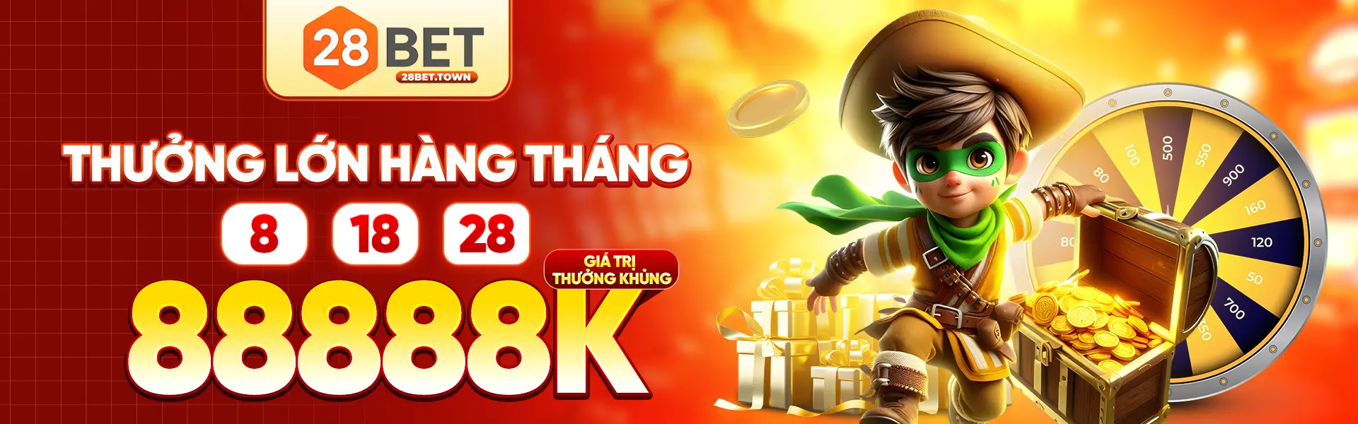 28bet thưởng lớn hàng tháng
